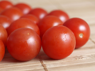 Cherry tomatoes detail