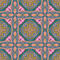 Seamless vector pattern with ancient oriental motif