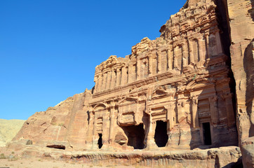 Palace Tomb at Petra in Jordan