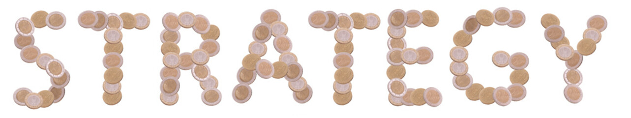 strategy - written with coins