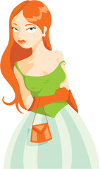 Fototapeta premium Beautiful girl