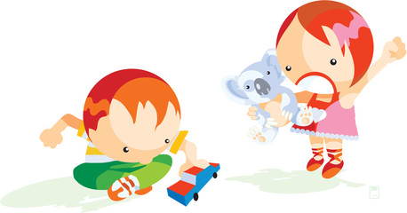 Children are playing