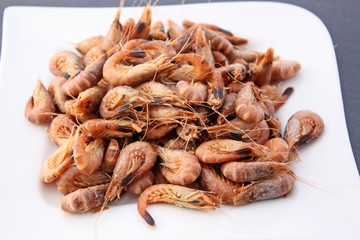 Quelques crevettes