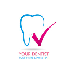 Dentist Brand Pink Check