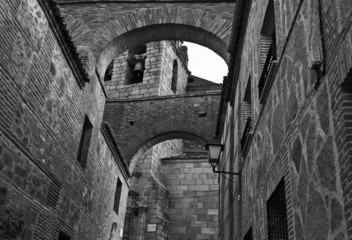 Naklejka premium Arches in the old town