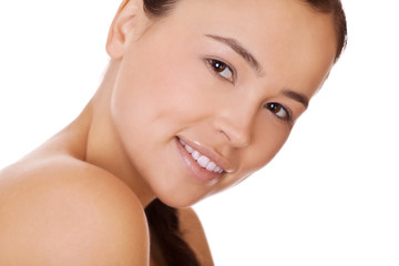 Obraz premium face woman with healthy clean skin