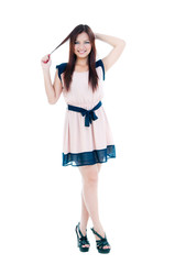 Fototapeta premium Beautiful Young Woman Posing