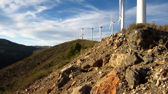 vistas molinos eolicos