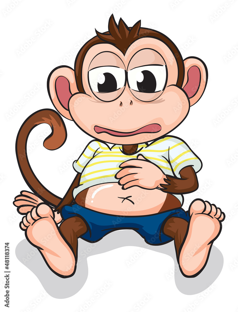 Poster A monkey