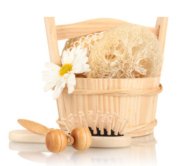 Fototapeta premium Loofah isolated on white