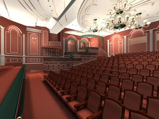 Luxury audience hall
