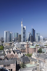 Skyline in Frankfurt
