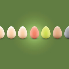 Why not? - Egg concept background