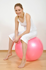 Junge Frau beim Sport