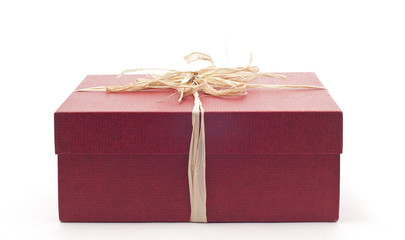 red present box with bow