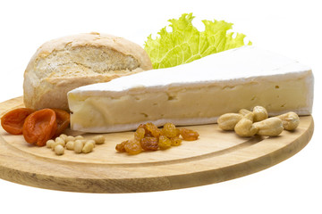 piece of Brie cheese