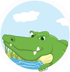 Illustration Of Crocodile
