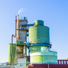 industry park from roadside in production