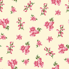 Retro floral seamless