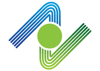 Abstract Logo template