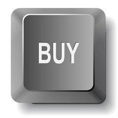 Buy. Vector computer key.