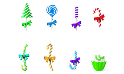 Christmas tree element decorations