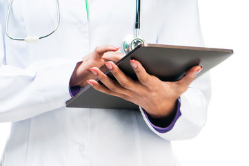 Doctor With Digital Tablet