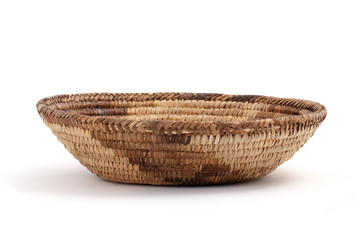 Fototapeta premium bread basket on a white background