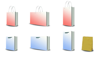 Shopping bags 3d