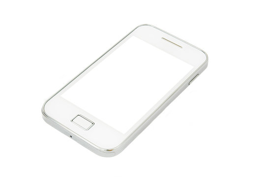 white smartphone
