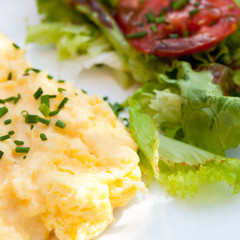 omelet with ham