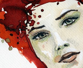 illustration of a woman © bruniewska