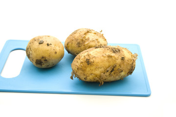 Braune Kartoffeln