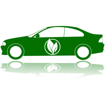 Green car