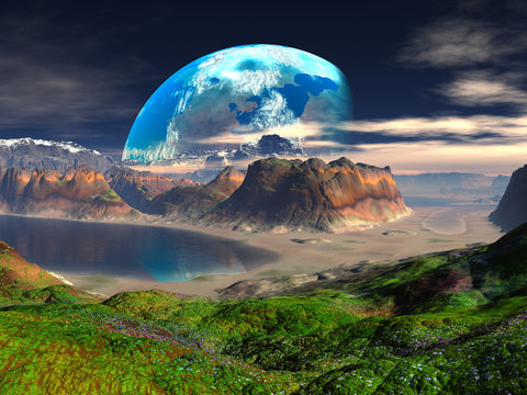 Hidden Cove on Distant Planet