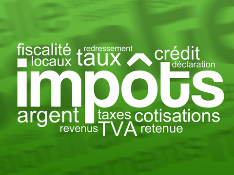 nuage de mots : impots