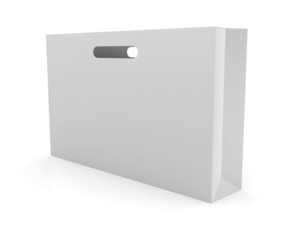 Shopping bag isolated on white background