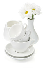 clean plates and cups
