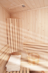 day light in sauna
