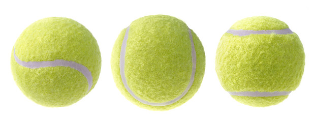 Tennis ball, isolated on white