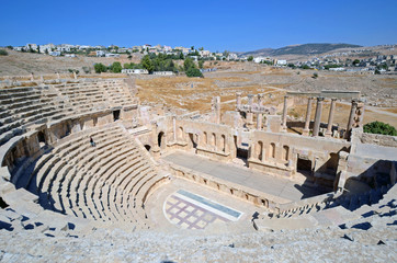 South Theater at Ancient Jerash,Jordan