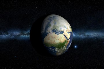 Planet Earth & Milky Way