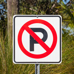 Parkverbot Schild USA I