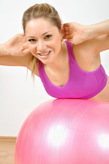 Junge Frau beim Sport