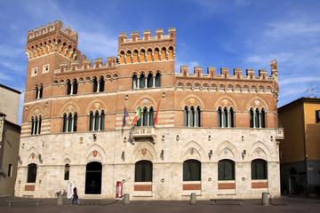 Fototapeta premium Grosseto, palazzo Aldobrandeschi