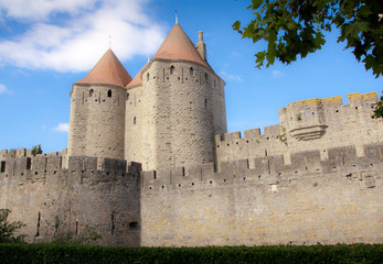 Fototapeta na wymiar Carcassonne Zamek