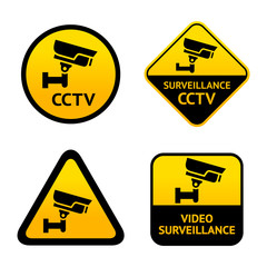 Video surveillance, set labels