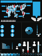 INFOGRAPHIC DEMOGRAPHIC MODERN STYLE 1