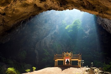 Enchanted cave in Thailand