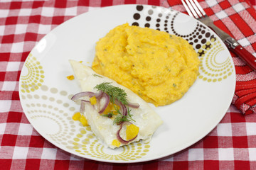 pavé de mérou et purée